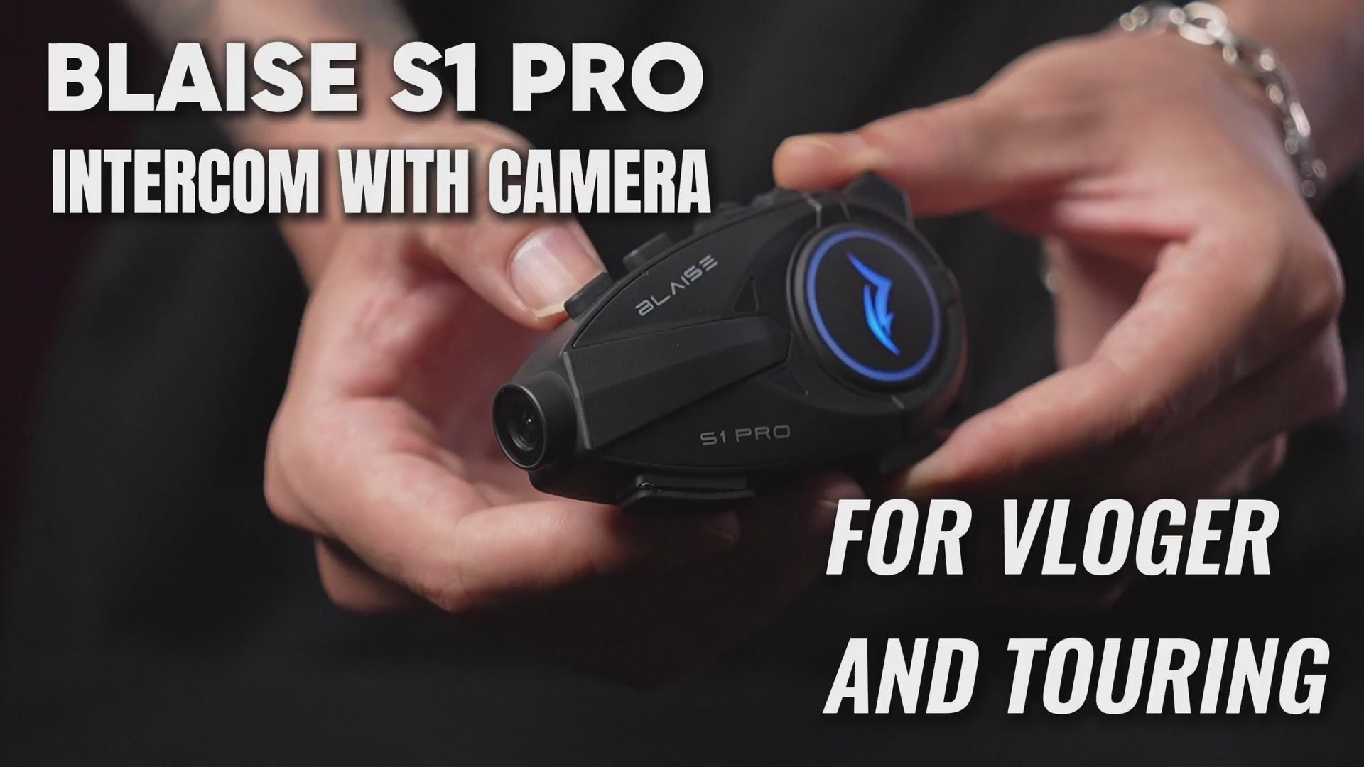 BLAISE S1 PROドラレコ付きインカム Blaise S1 Pro – Motorcycle Bluetooth Intercom with HD Camera