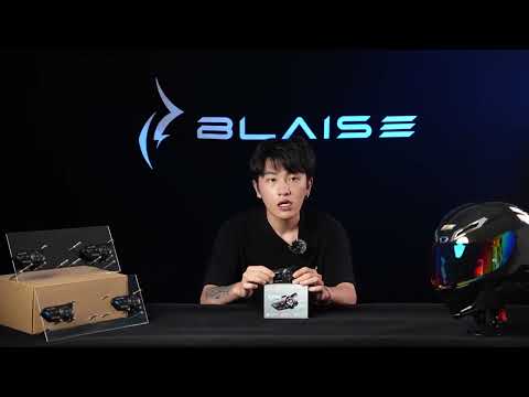 Blaise V6 Plus – 6-Rider Motorcycle Bluetooth Intercom with 1000m